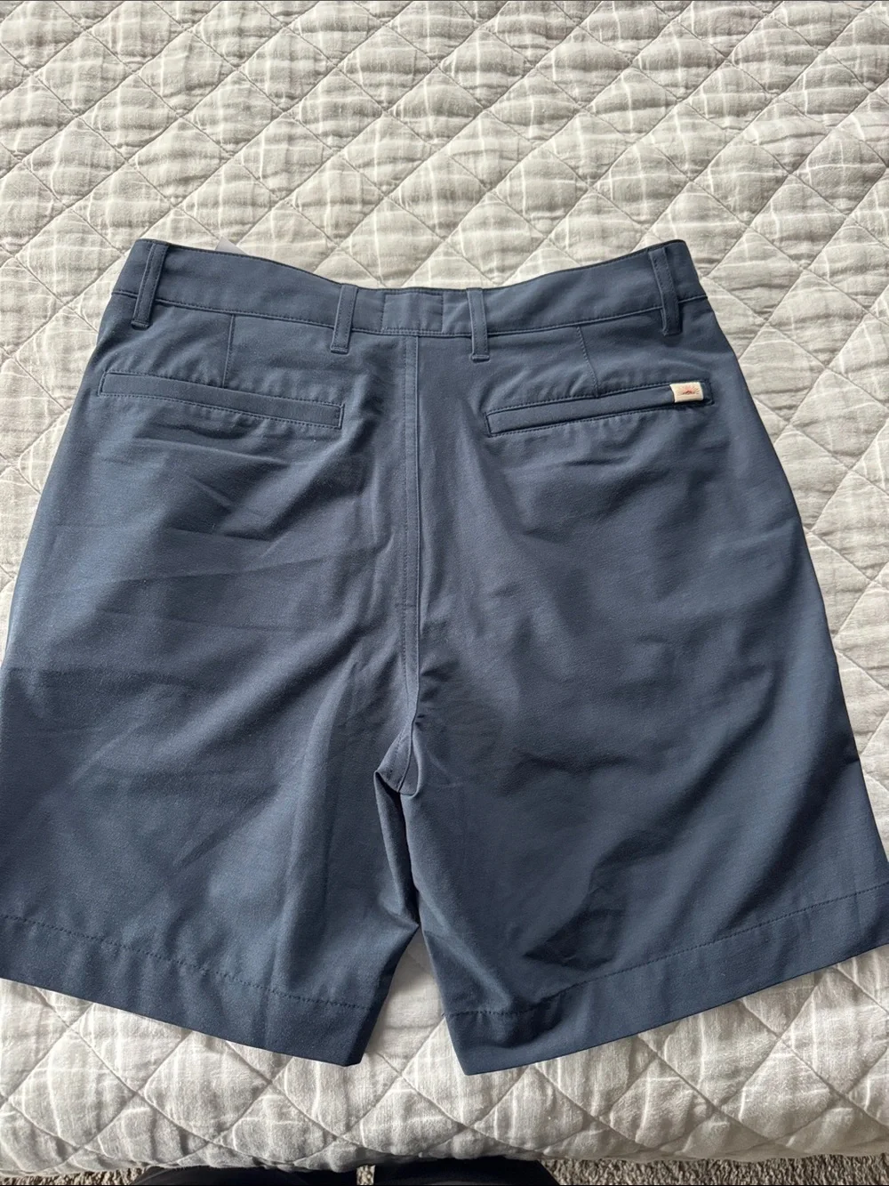 Faherty Navy Performance All-Day Shorts